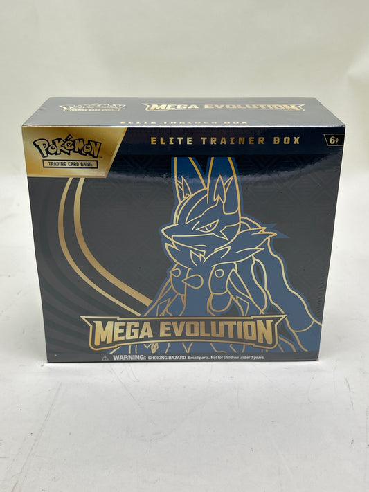 New Pokémon TCG Pokémon TCG Mega Evolution Elite Trainer Box Lucario