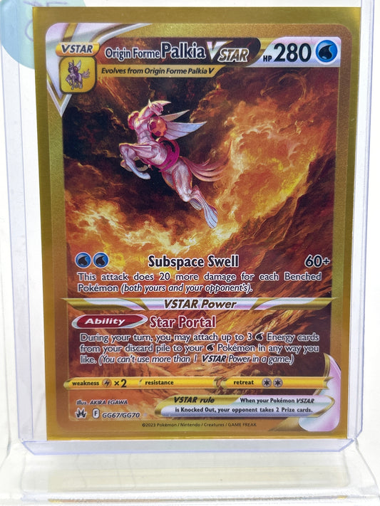 Pokémon TCG Crown Zenith Origin Forme Palkia Vstar GG67/GG70 English