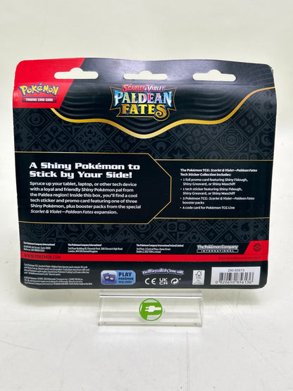 New Pokémon TCG Paldean Fates Tech Sticker Collection Greavard