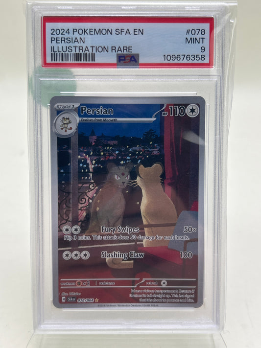 Pokémon TCG Sv: Shrouded Fable Persian 078/064 English PSA 9