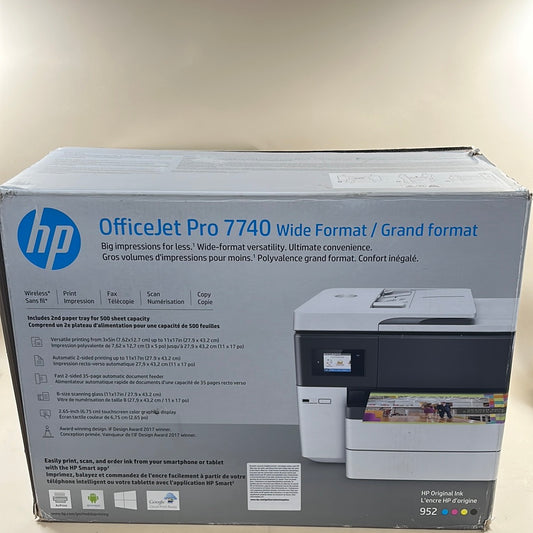 HP OfficeJet Pro Printer 7740 Wide Format