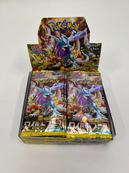 New Pokémon TCG Pokémon TCG Japanese Wild Force Booster Pack