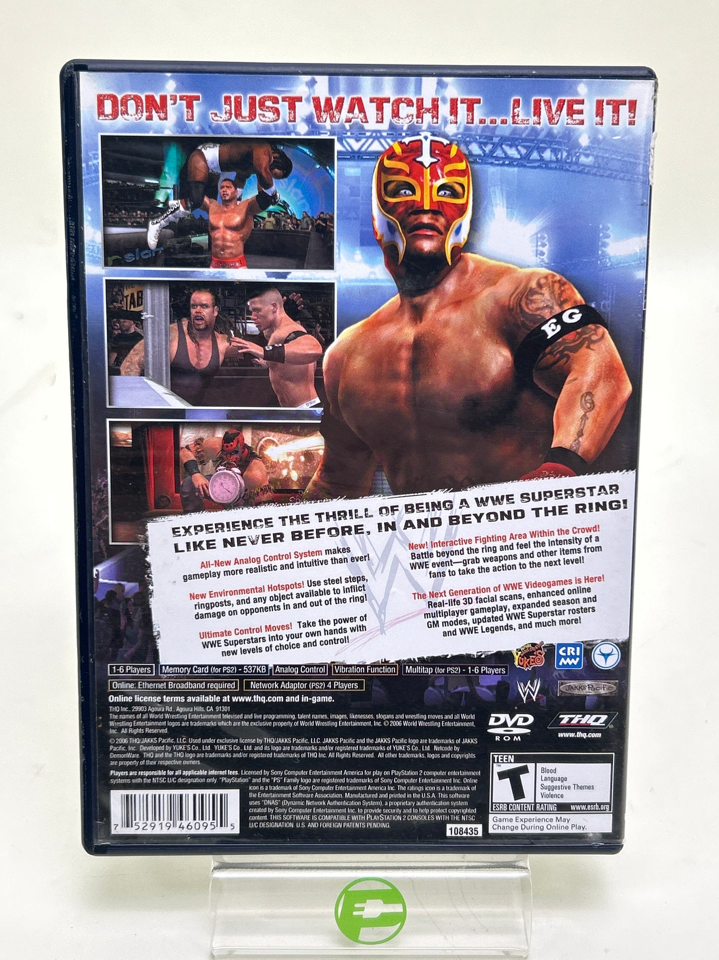 WWE Smackdown vs. Raw 2007 (Sony PlayStation 2 PS2, 2006)