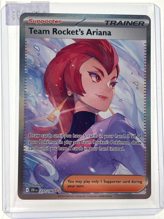 Pokémon TCG Destined Rivals Team Rockets Ariana 237 English