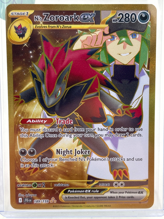 Pokémon TCG Journey Together N's Zoroark EX 189/159 English