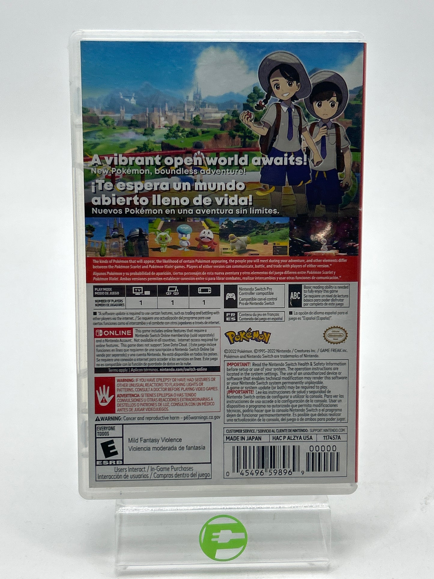 Pokemon Violet (Nintendo Switch, 2022)