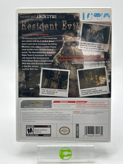 Resident Evil Archives: Resident Evil (Nintendo Wii, 2009)