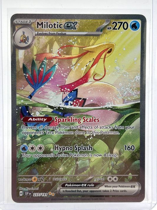 Pokémon TCG Surging Sparks Milotic Ex 237 Holo English