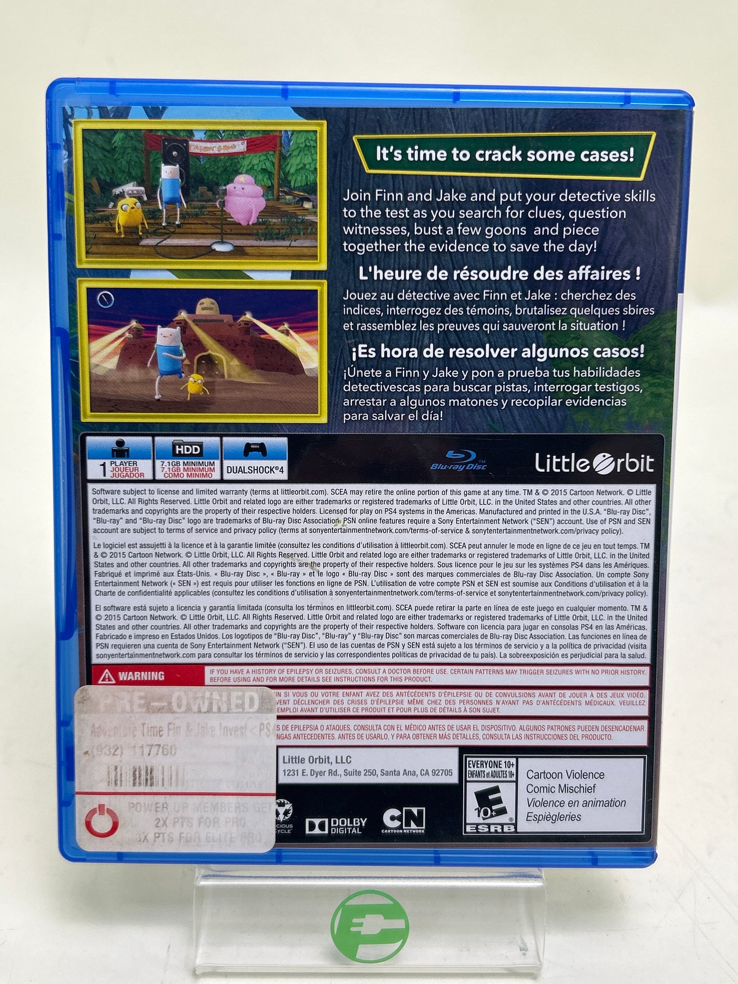 Adventure Time: Finn and Jake Investigations (Sony PlayStation 4 PS4, 2015)