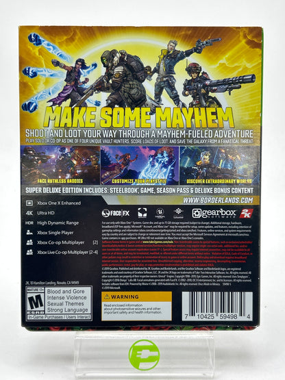Borderlands 3 [Super Deluxe Edition] (Microsoft Xbox One, 2019)