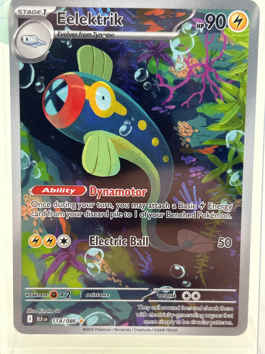 Pokémon TCG Black Bolt Eelektrik 114/086 English