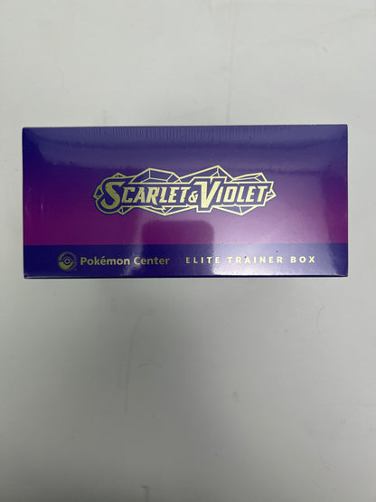 New Pokémon TCG Scarlet & Violet Pokemon Center Elite Trainer Box