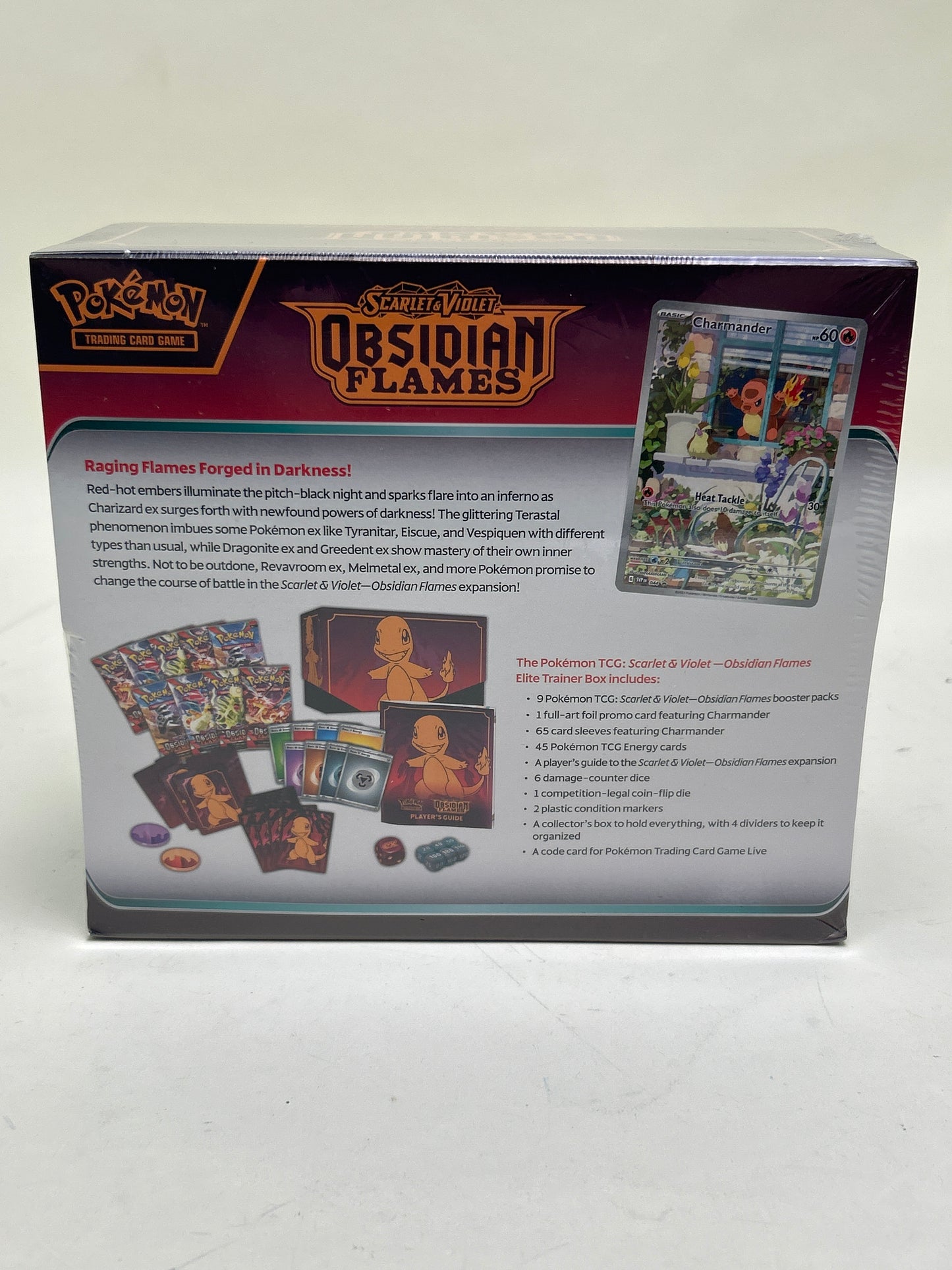 New Pokémon TCG Pokémon TCG Scarlet & Violet - Obsidian Flames Elite Trainer Box