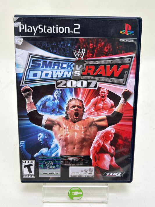 WWE Smackdown vs. Raw 2007 (Sony PlayStation 2 PS2, 2006)