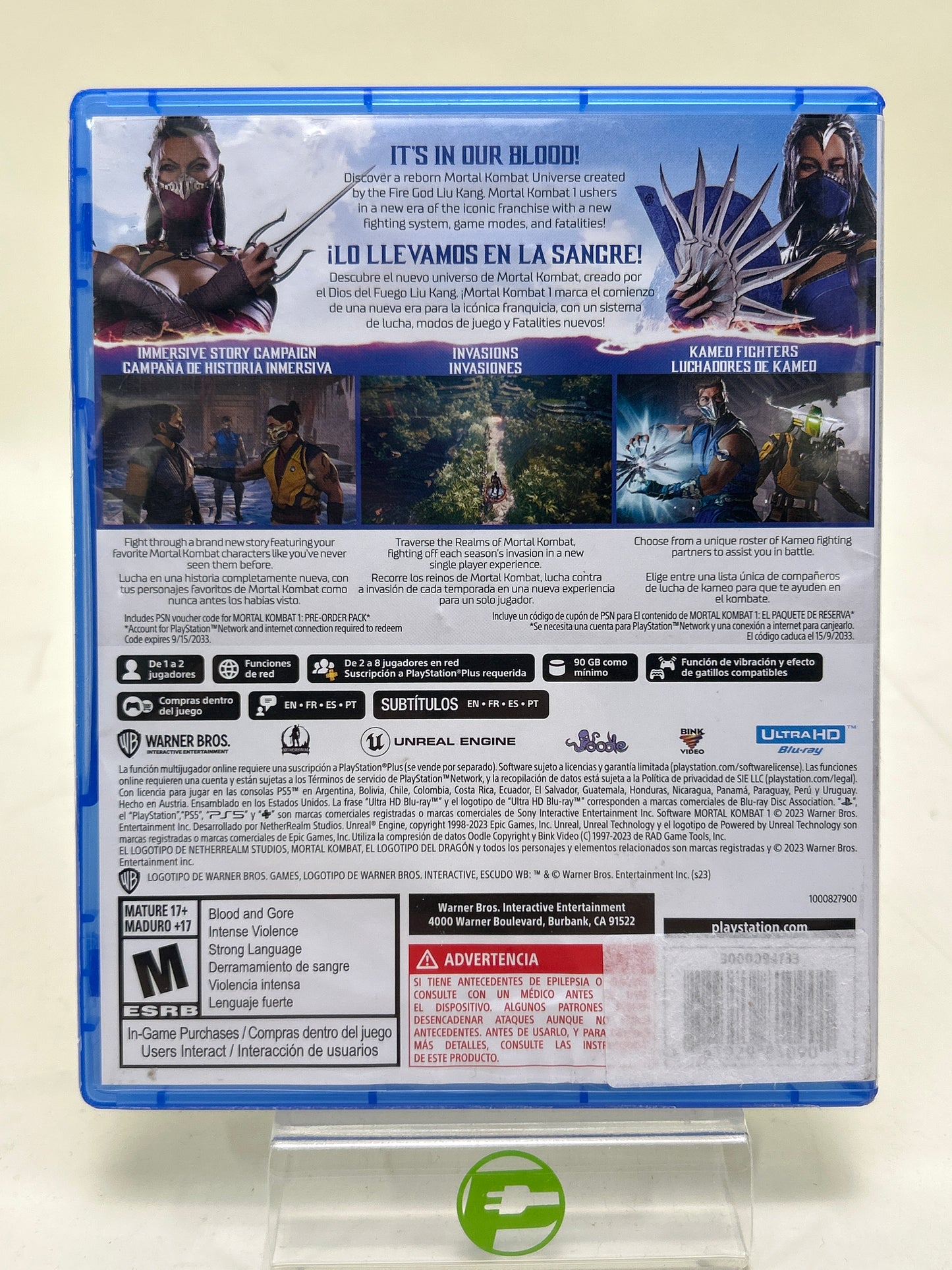 Mortal Kombat 1 (Sony PlayStation 5 PS5, 2023)