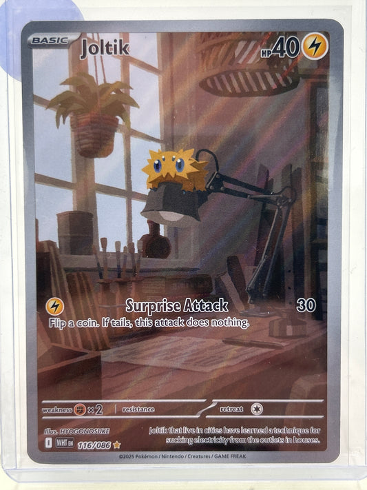 Pokémon TCG Surging Sparks Joltik 116/086 English