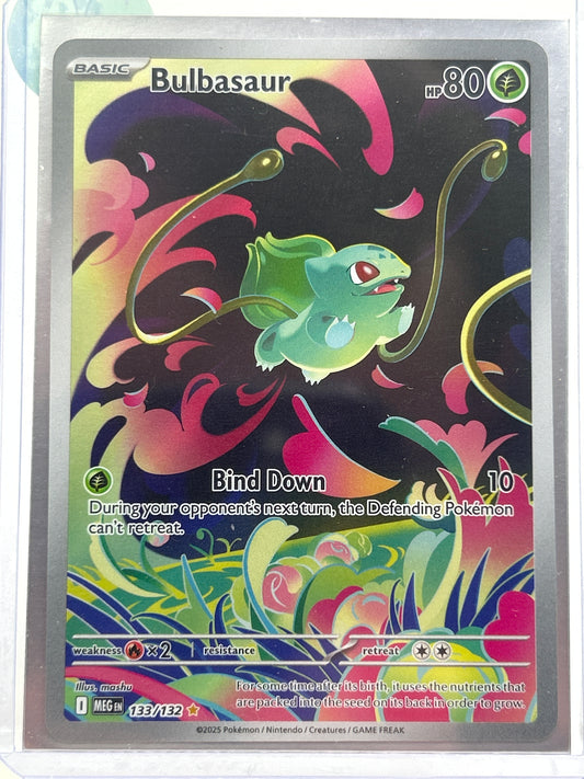 Pokémon TCG Mega Evolution Bulbasaur Non Stamp 133 English