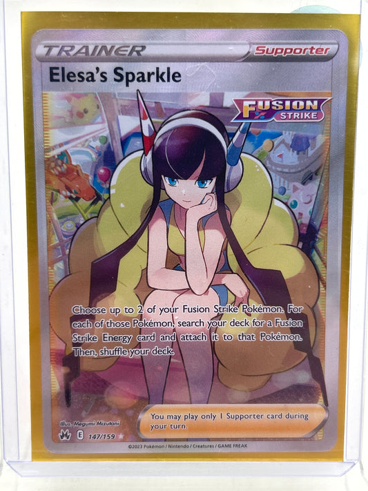 Pokémon TCG Crown Zenith Elesa's Sparkle 147/159 English