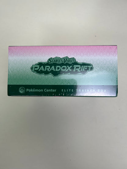 New Pokémon TCG Pokémon TCG Paradox Rift Pokemon Center Elite Trainer Box