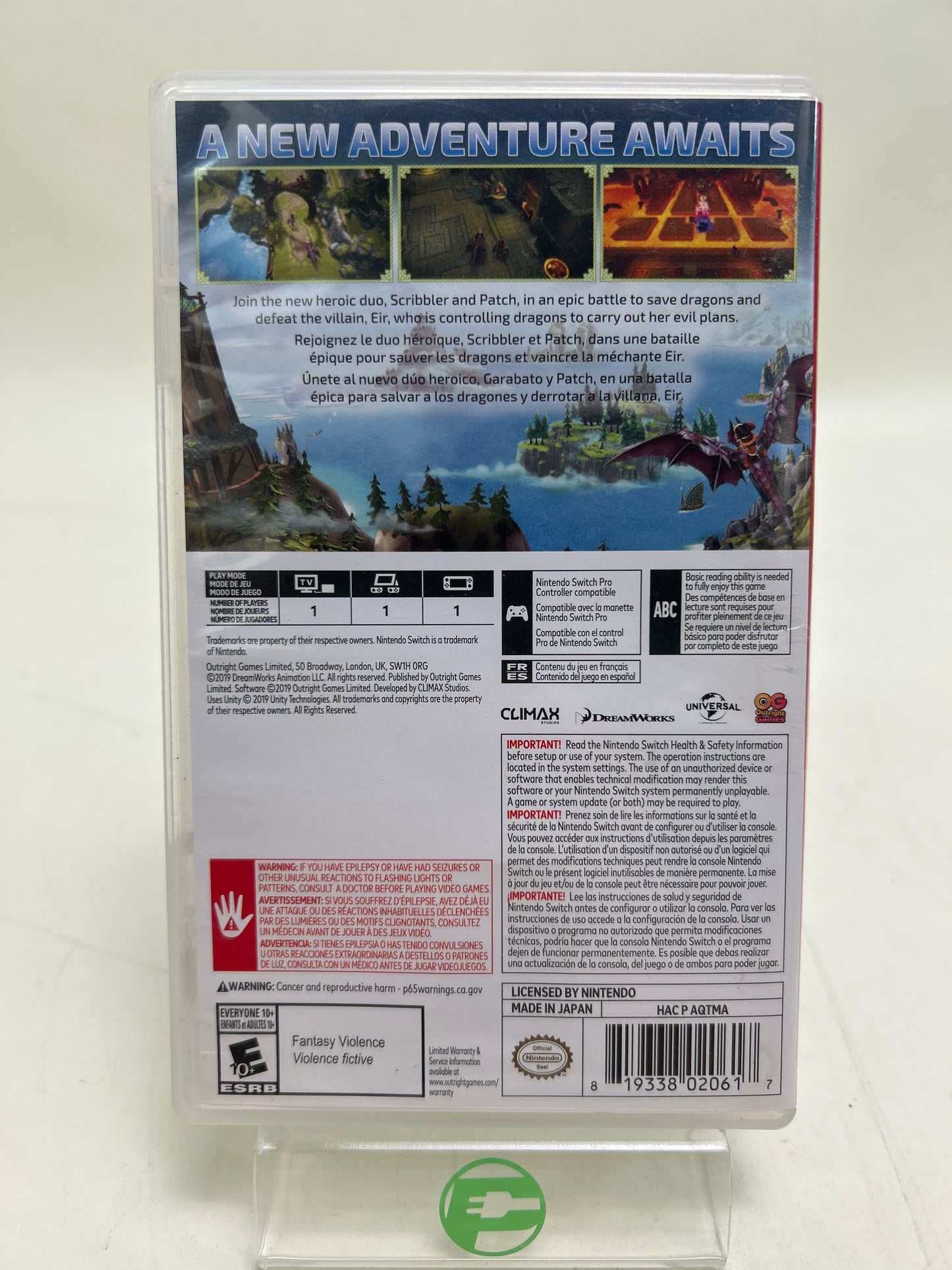 Dragons: Dawn of New Riders (Nintendo Switch, 2019)