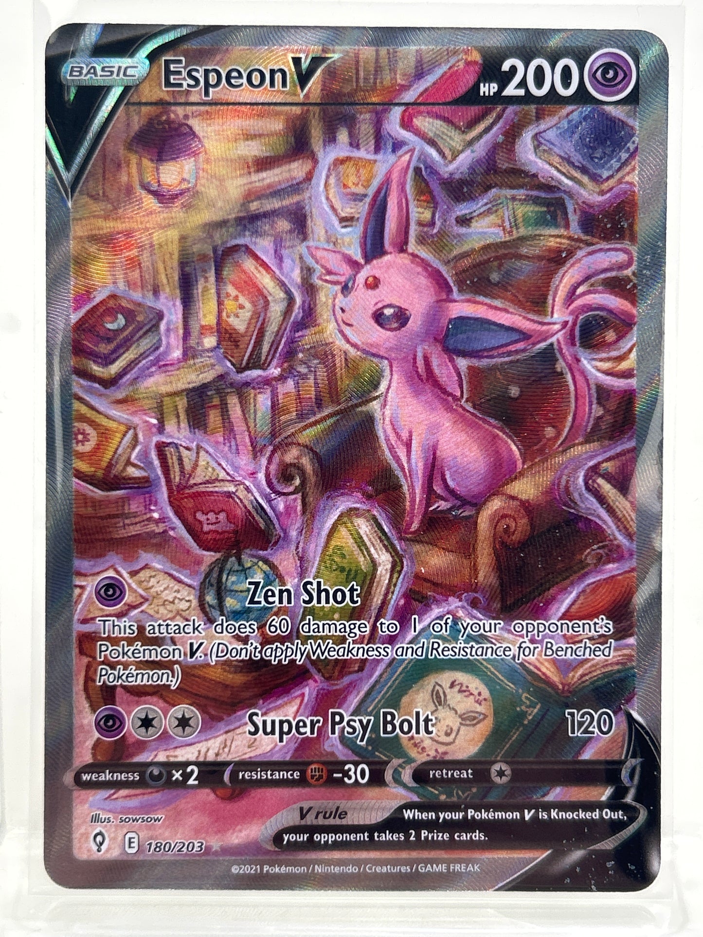 Pokémon TCG Evolving Skies Espeon V 180 English