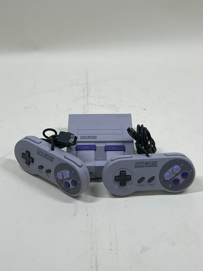 Super Nintendo SNES Classic Edition Video Game Console CLV-201 Gray