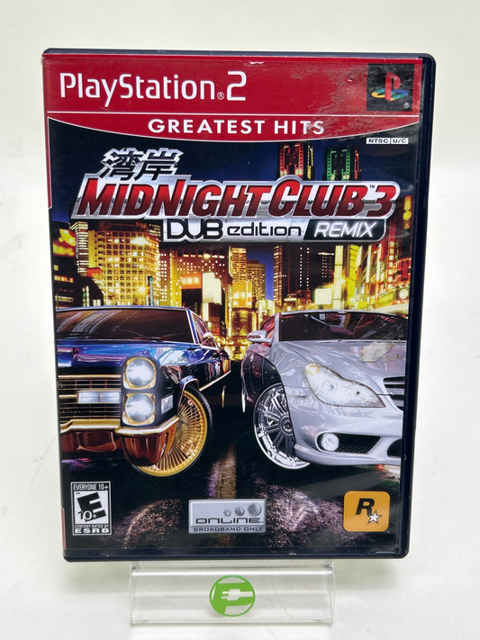 Midnight Club 3 Dub Edition Remix (Sony PlayStation 2 PS2, 2006)