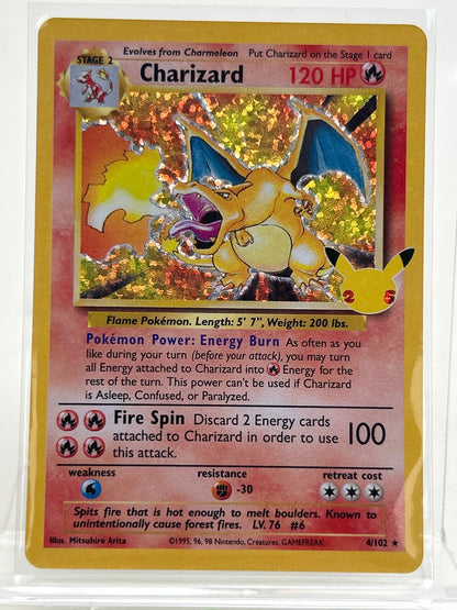Pokémon TCG Celebrations: Classic Collection Charizard 4/102 English