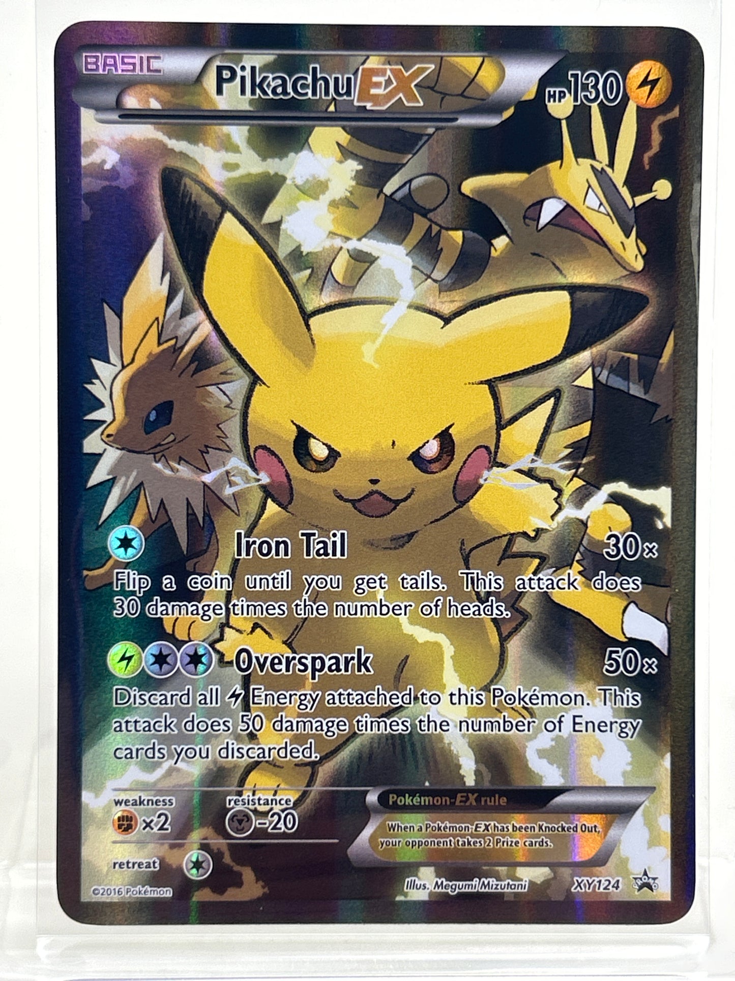 Pokémon TCG XY Pikachu EX XY124 English