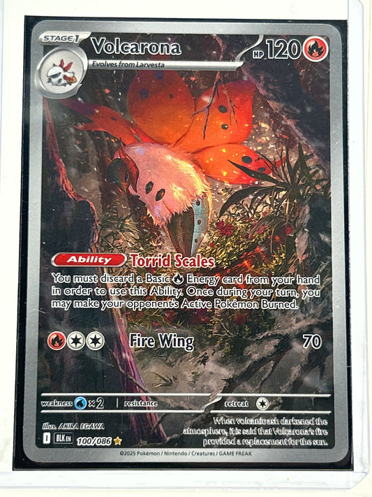 Pokémon TCG Black Bolt Volcarona 100 English