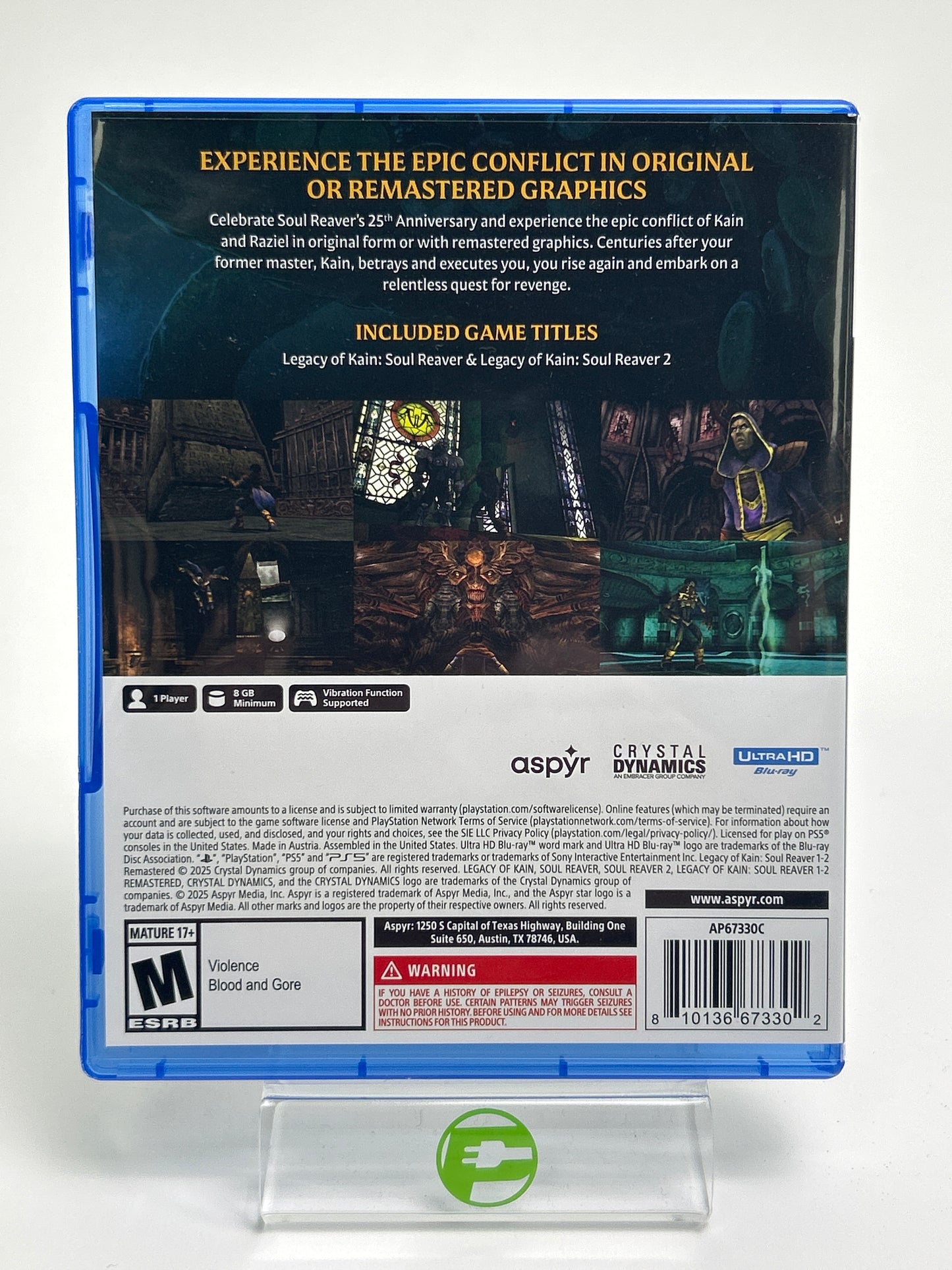 Legacy Of Kain Soul Reaver 1 & 2 Remastered (Sony PlayStation 5 PS5, 2025)