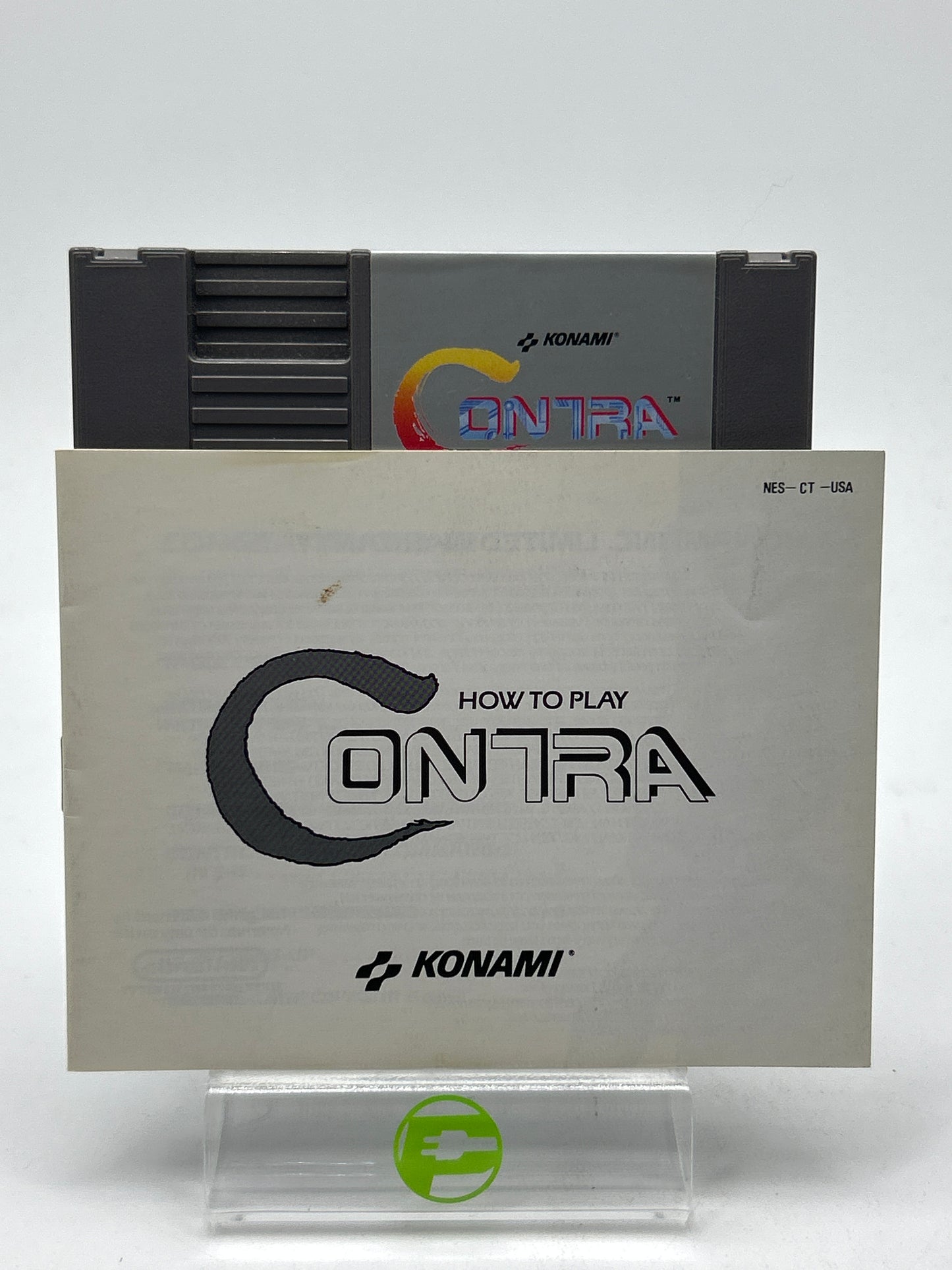 Contra (Nintendo NES, 1988) Cartridge Only