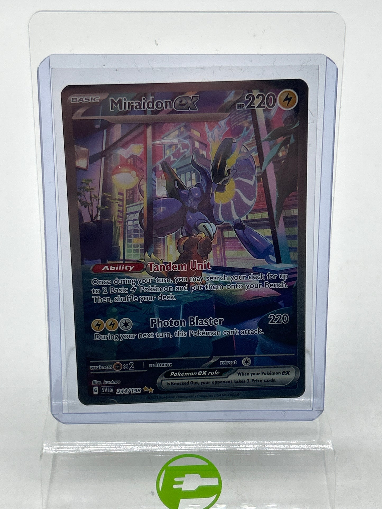 Pokémon TCG Scarlet & Violet Miraidon Ex 244/198 English