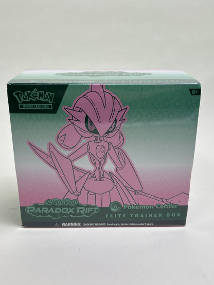 New Pokémon TCG Pokémon TCG Paradox Rift Pokemon Center Elite Trainer Box