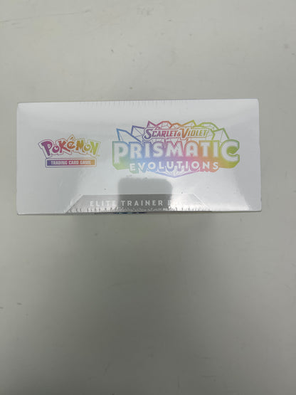 New Pokémon TCG Prismatic Evolutions Elite Trainer Box