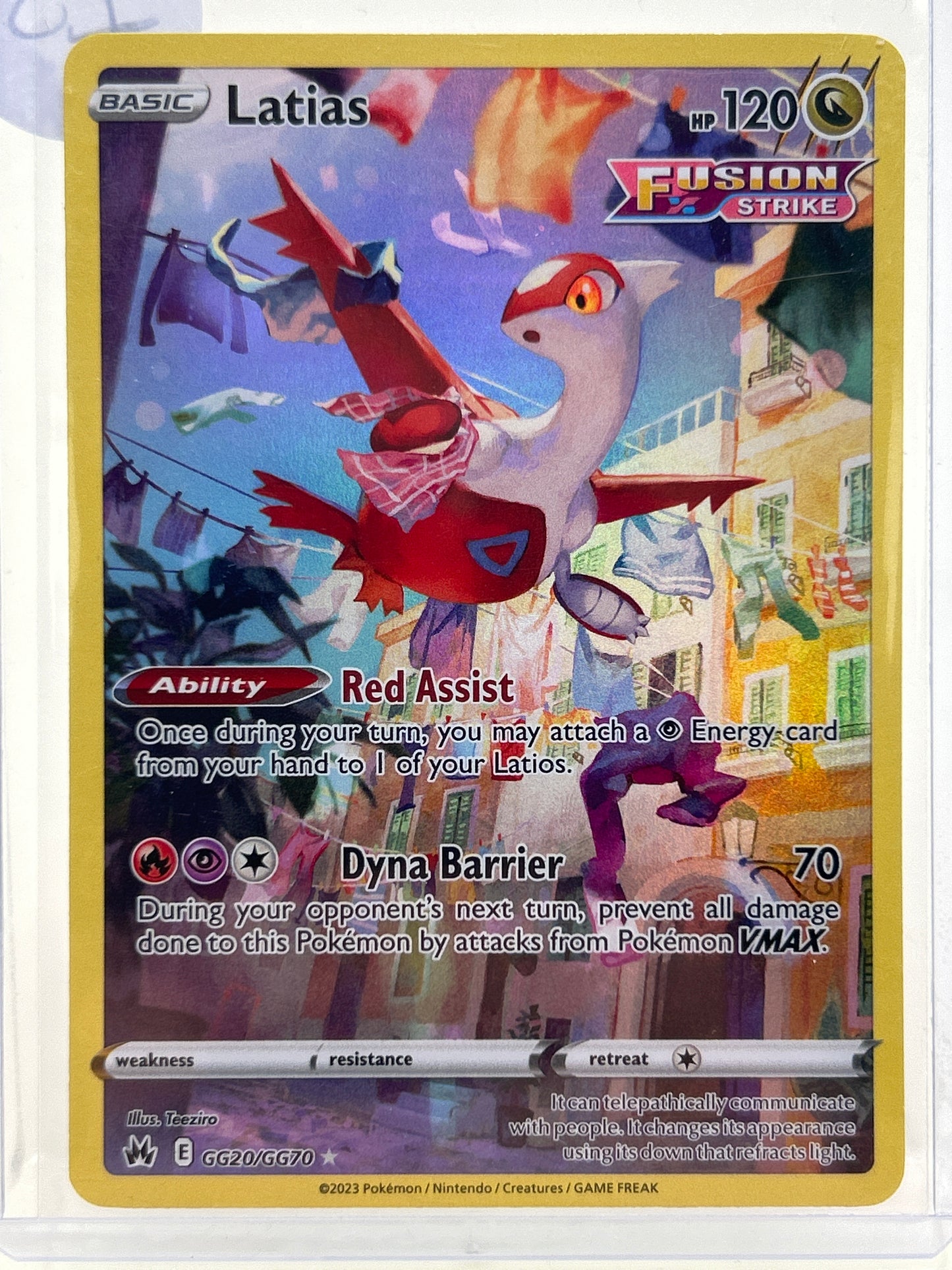 Pokémon TCG Crown Zenith Latias GG20/GG70 English