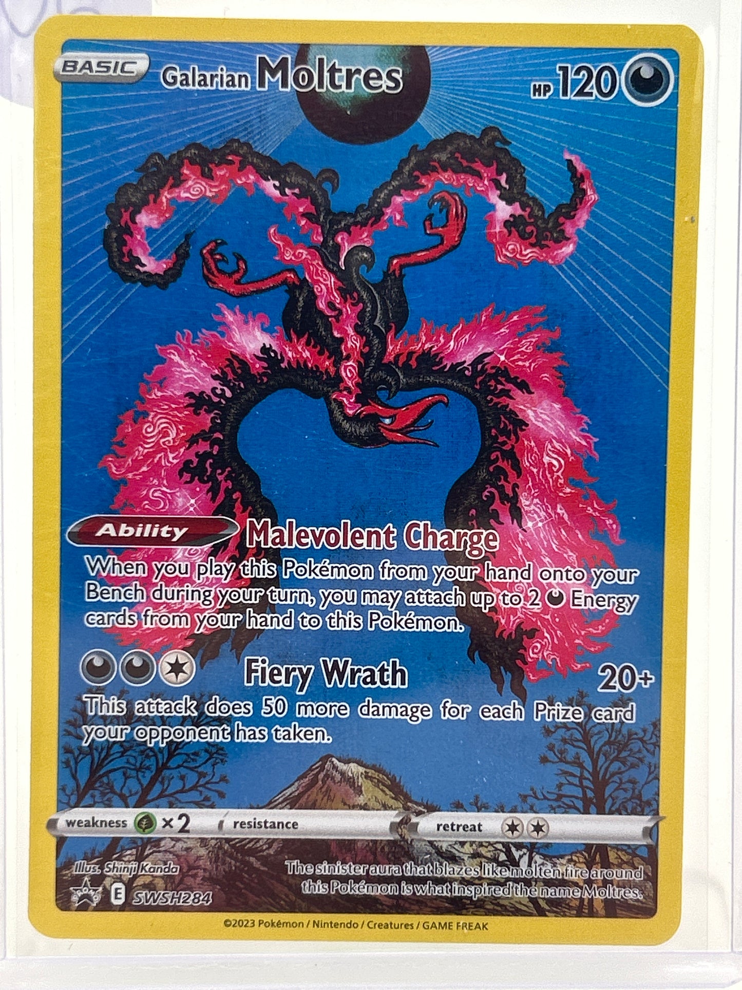 Pokémon TCG Sword & Shield Galarian Moltres SWSH284 English