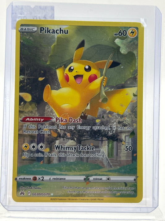 Pokémon TCG Crown Zenith Pikachu GG30/GG70 Holo English
