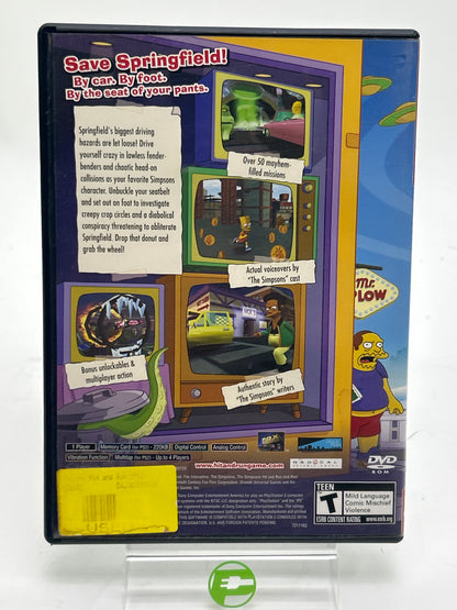 The Simpsons Hit and Run [Greatest Hits] (Sony PlayStation 2 PS2, 2003)
