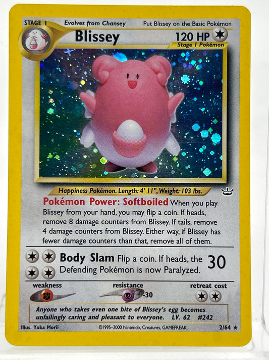 Pokémon TCG Neo Revelation Blissey 2/64 Holo English