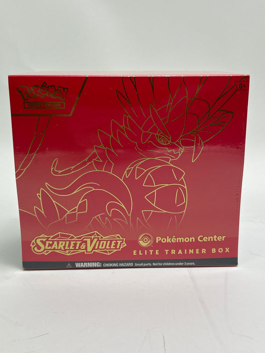 New Pokémon TCG Scarlet & Violet Pokemon Center Elite Trainer Box