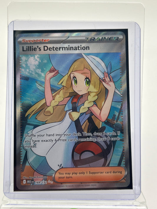 Pokémon TCG Mega Evolution Lillie's Determination 169/132 Holo English