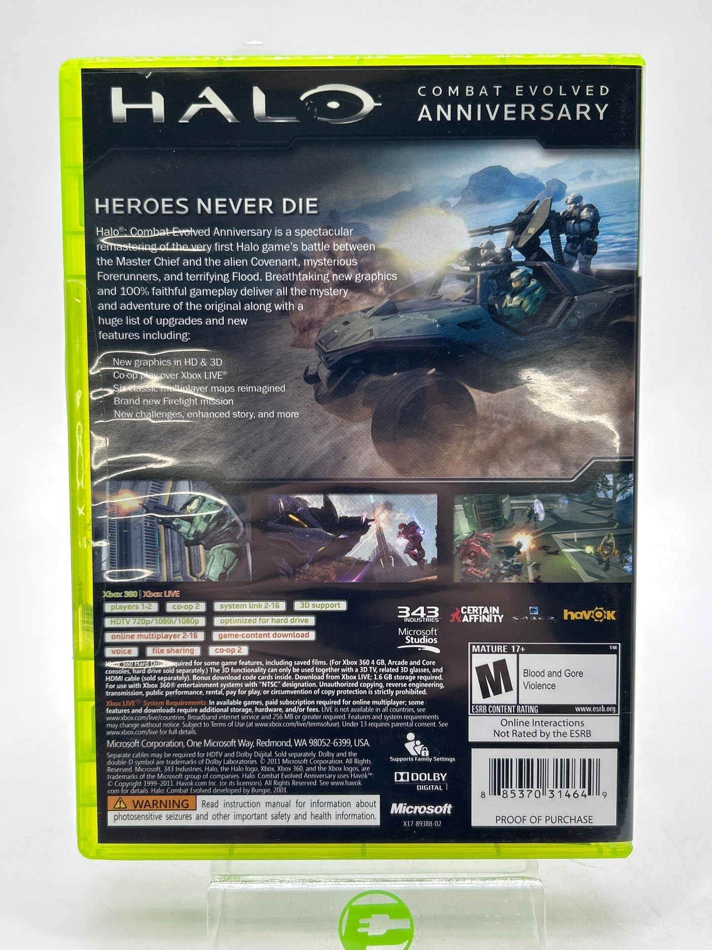 Halo: Combat Evolved Anniversary (Microsoft Xbox 360, 2011)