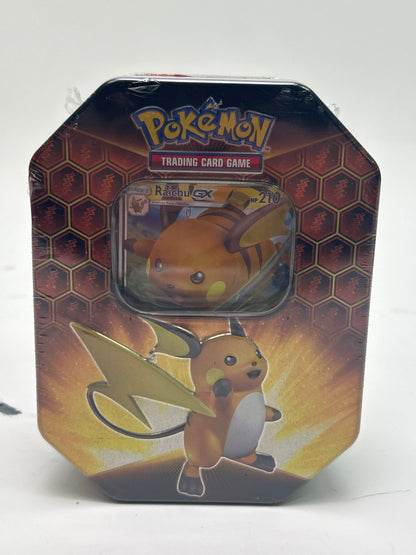 New Pokémon TCG Hidden Fates Raichu Standard Tin