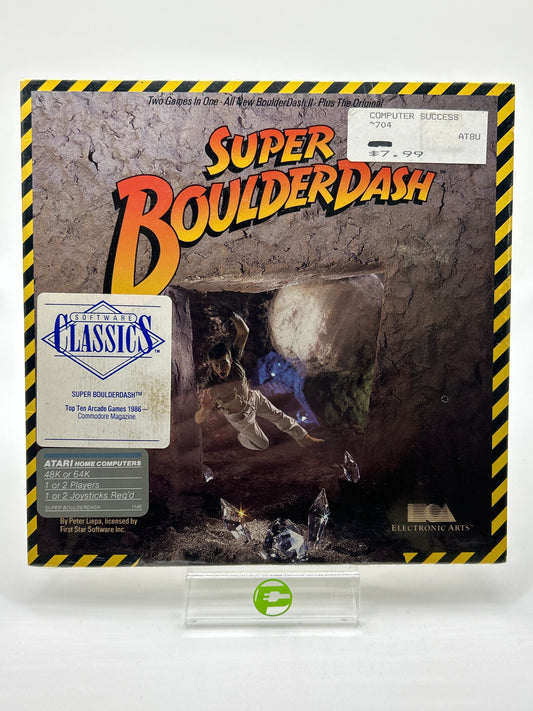 New Super Boulder Dash (Commodore 64, 1986) Sealed