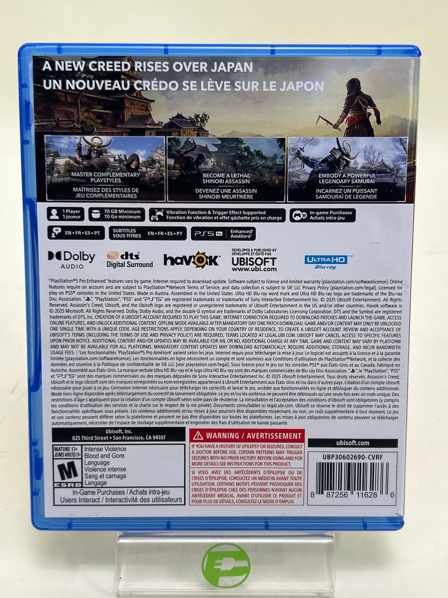 Assassin's Creed Shadows (Sony PlayStation 5 PS5, 2025)