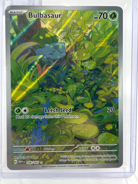 Pokémon TCG Scarlet & Violet: 151 Bulbasaur 166/165 Holo English