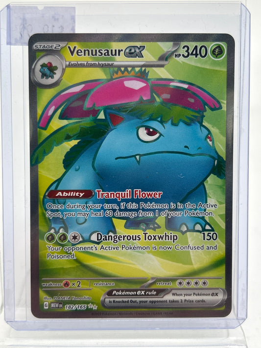Pokémon TCG 151 Venusaur EX 182 Holo English