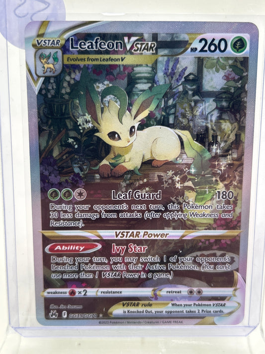 Pokémon TCG Crown Zenith Leafeon VStar GG35 English