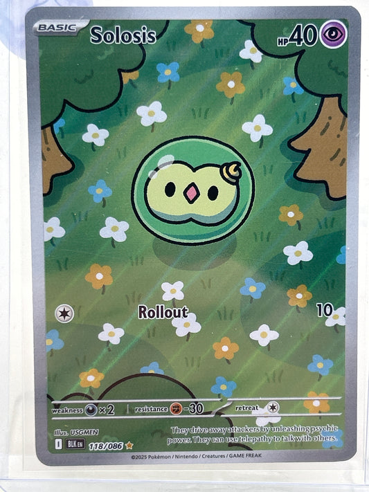 Pokémon TCG Black Bolt Solosis 118 English
